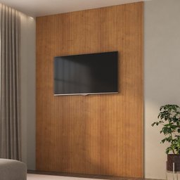 Painel Ripado de Poliestireno 6 Barras de  2,85m x 12,2cm venda em (1,96m²) Ruffino - 1