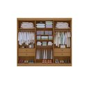 Ver imagem 3 de Guarda Roupa Casal 6 Portas Leblon 100% Mdf D Doro Móveis - Cinamomo