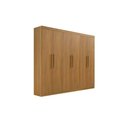 Ver imagem 1 de Guarda Roupa Casal 6 Portas Leblon 100% Mdf D Doro Móveis - Cinamomo