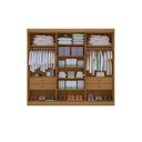 Ver imagem 2 de Guarda Roupa Casal 6 Portas Leblon 100% Mdf D Doro Móveis - Cinamomo