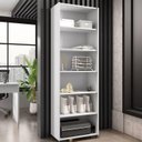 Ver imagem 2 de Armário Estante Multiuso Office Livreiro com 6 Portas 181,5cm