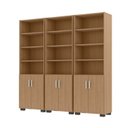 Ver imagem 2 de Armário Estante Multiuso Office Livreiro com 6 Portas 181,5cm