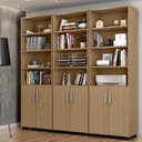 Ver imagem 1 de Armário Estante Multiuso Office Livreiro com 6 Portas 181,5cm