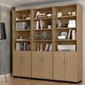 Armário Estante Multiuso Office Livreiro com 6 Portas 181,5cm - 1