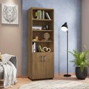 Ver imagem 3 de Armário Estante Multiuso Office Livreiro com 6 Portas 181,5cm