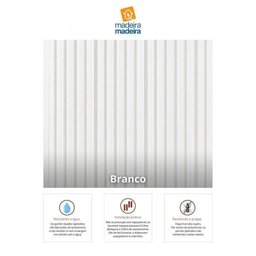 Painel Ripado de Poliestireno 6 Barras de  2,85m x 12,2cm venda em (1,96m²) Ruffino - 9