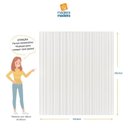 Ver imagem 4 de Painel Ripado em Placa 2,85x12,2 (1,96m²) Poliestireno Branco Ruffino