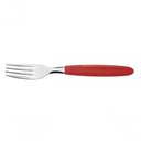 Ver imagem 1 de Kit 12 Garfo Mesa Tramontina Ipanema Inox Vermelho