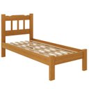 Ver imagem 1 de Cama Solteiro em Madeira Maciça Reforçado Mel Nemargi