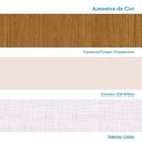 Ver imagem 5 de Guarda-Roupa Solteiro 4 Portas 100% MDF 110cm Papoulas Espresso Móveis Off White/Cinamomo