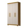 Guarda-roupa Solteiro 109,80cm 4 Portas 100% Mdf Papoulas Espresso Móveis - 2