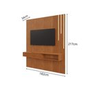 Ver imagem 2 de Painel para Tv 65'' Impérium Gaveta C/ Nicho Led Cascata 100% Mdf:naturalle