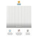 Ver mais imagens de Painel Ripado em Placa 2,85x12,2 (3,92m²) Poliestireno Branco Ruffino