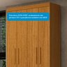 Guarda-roupa Solteiro 109,80cm 4 Portas 100% Mdf Papoulas Espresso Móveis - 6