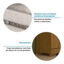 Ver mais imagens de Guarda-Roupa Solteiro 4 Portas 100% MDF 110cm Papoulas Espresso Móveis Marrom/Cinamomo