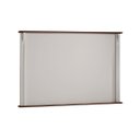 Ver imagem 2 de Conjunto Rack 60503m + Painel 50513 para Sala Pés Luiz Xv 2 Gavetas 2 Portas - Off White/imbuia