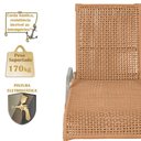 Ver imagem 4 de 1 Espreguiçadeira Catar e 1 Mesa Garden Fendi e Corda Náutica Trama Original Jardim Alumínio