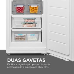 Freezer Vertical 1 Porta 196l 2 em 1 Branco Midea Mdru276fza011 - 127v - 6