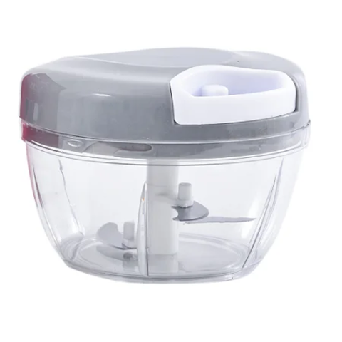 Cortador Manual de Vegetais – Praticidade na Cozinha!:cinza