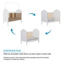 Ver imagem 7 de Berço Mini Cama 3 em 1 100% Mdf Maya Espresso Móveis