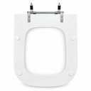 Ver imagem 3 de Assento Sed Inox - Polo/Quadra/Unic Branco c/ Metal Cromado