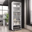 Ver imagem 4 de Armário Estante Multiuso Office Livreiro com 6 Portas 181,5cm