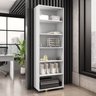 Armário Estante Multiuso Office Livreiro com 6 Portas 181,5cm - 4