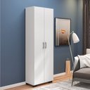 Ver imagem 6 de Armário Estante Multiuso Office Livreiro com 6 Portas 181,5cm Branco