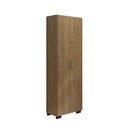 Ver imagem 4 de Armário Estante Multiuso Office Livreiro com 6 Portas 181,5cm Marrom/Freijó