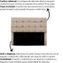 Ver imagem 5 de Cabeceira Estofada Cama Box Casal 160 Cm Ananda Suede:bege