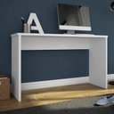 Ver imagem 3 de Conjunto Home Office 3 Peças com Escrivaninha Gávea e 2 Armários Espresso Móveis Branco