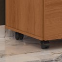Ver imagem 3 de Home Rack Berlim Lukaliam Móveis com Rodízios – Rack para Tv até 60” Moderno
