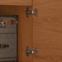 Ver imagem 4 de Home Rack Berlim Lukaliam Móveis com Rodízios – Rack para Tv até 60” Moderno