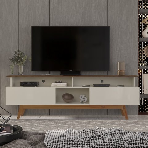 Rack para Tv até 70 Polegadas 2 Gavetas Grécia 180cm