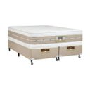 Ver imagem 3 de Cama Box King Castor Silver Star Air Double Face Pocket 193x203x61 + Box Castor