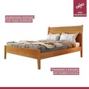 Ver imagem 5 de Conjunto Quarto de Casal Cama Queen em Madeira Maciça e 2 Mesas de Cabeceira 2 Gavetas Unique