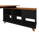 Ver imagem 5 de Conjunto para Escritório 2 Escrivaninhas Gold Freijó/preto Artany