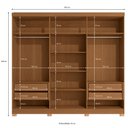 Ver imagem 3 de Guarda-roupa Casal 6 Portas Kappesberg Cb02r582, Azul, 242 Cm