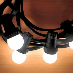 Cordão Luminoso Led Taschibra Cipro 10 Bolinhas Emborrachado Ip65 Bivolt 6500k Luz Fria - 2