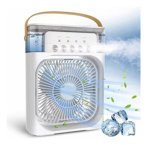 Mini Ar Cond. 4 em 1 Ventilador Umidificador 10w 600ml