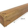 Ripa Aparelhada 3,4cm x 100cm x 3,4cm Jardim e Varanda Madeira do Brasil - 2