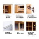 Ver imagem 5 de Cozinha Compacta Freijó L200cm 9 Portas 3 Gavetas Cz1100 Cor: Freijó