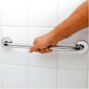Ver imagem 2 de Alça de Apoio Inox Barra 30cm Segurança Idoso Gestante Banheiro Box Parede Suporte Acessibilidade Re