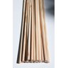 50 Roliços Bastão Poleiro Vareta de Madeira Pinus 10mm X 60 Cm - 3