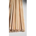 Ver imagem 4 de 50 Roliços Bastão Poleiro Vareta de Madeira Pinus 10mm X 60 Cm