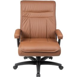 Cadeira Presidente para Escritório com Mola Ensacada Marrom - 2