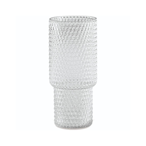 Vaso em Vidro Trabalhado 27cm - Mart