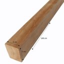 Ver imagem 3 de Ripa Aparelhada 5,0cmx100cmx3,0cm Jardim e Varanda Madeira do Brasil