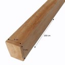 Ver imagem 3 de Ripa Aparelhada 5,0cmx200cmx3,0cm Jardim e Varanda Madeira do Brasil