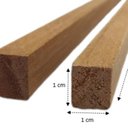 Ver imagem 3 de Ripa Aparelhada 1,0cm x 100cm x 1,0cm Jardim e Varanda Madeira do Brasil